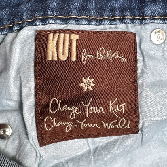 Kut from the Kloth Stevie Straight Leg Blue Jeans - 6 - Picture 5 of 10